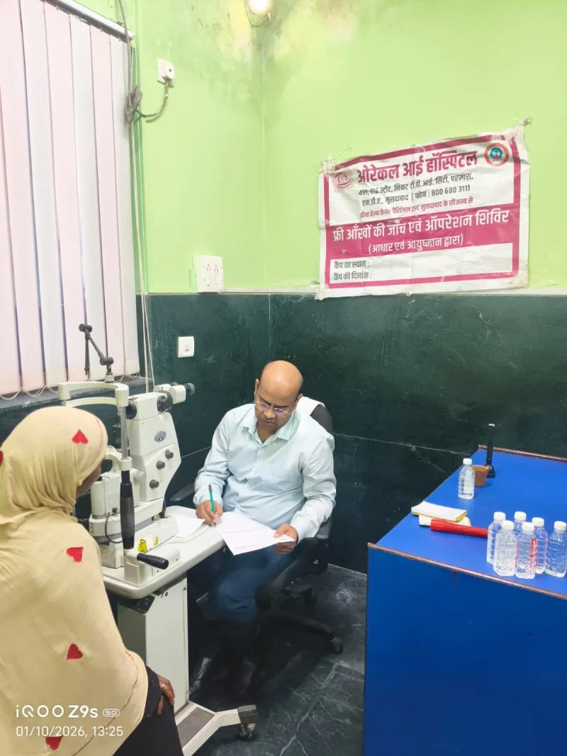 Cataract Screening and Refractive Correction for Patients